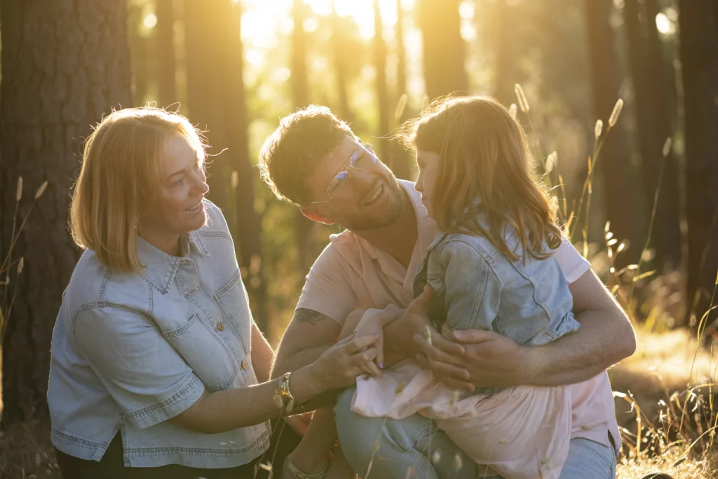 Family photoshoot at Adelaide forest