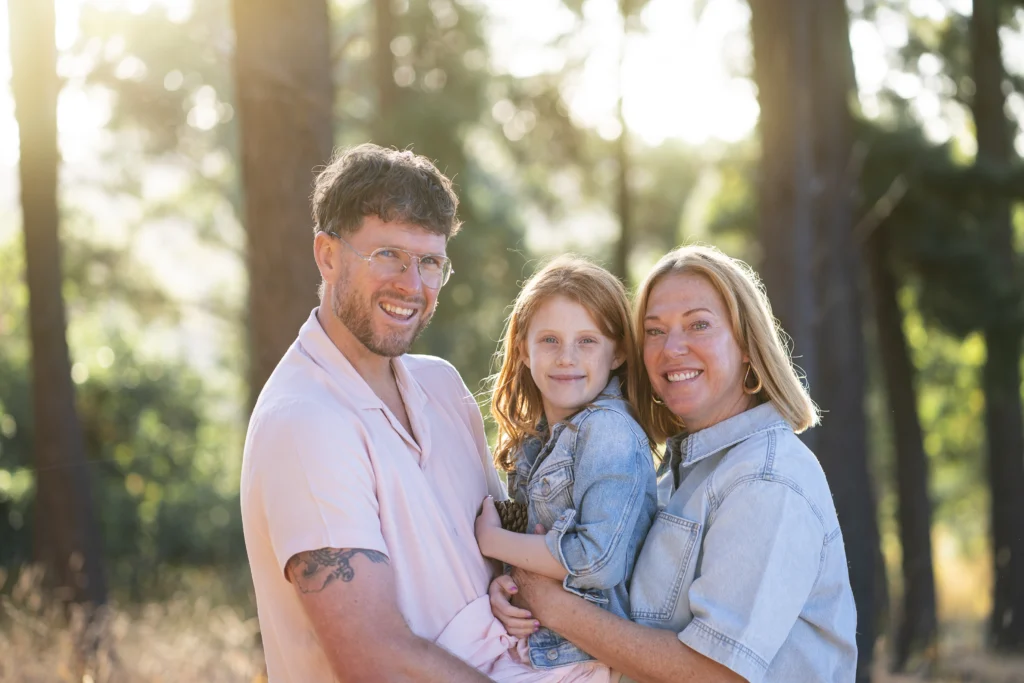 Adelaide family forest photo
