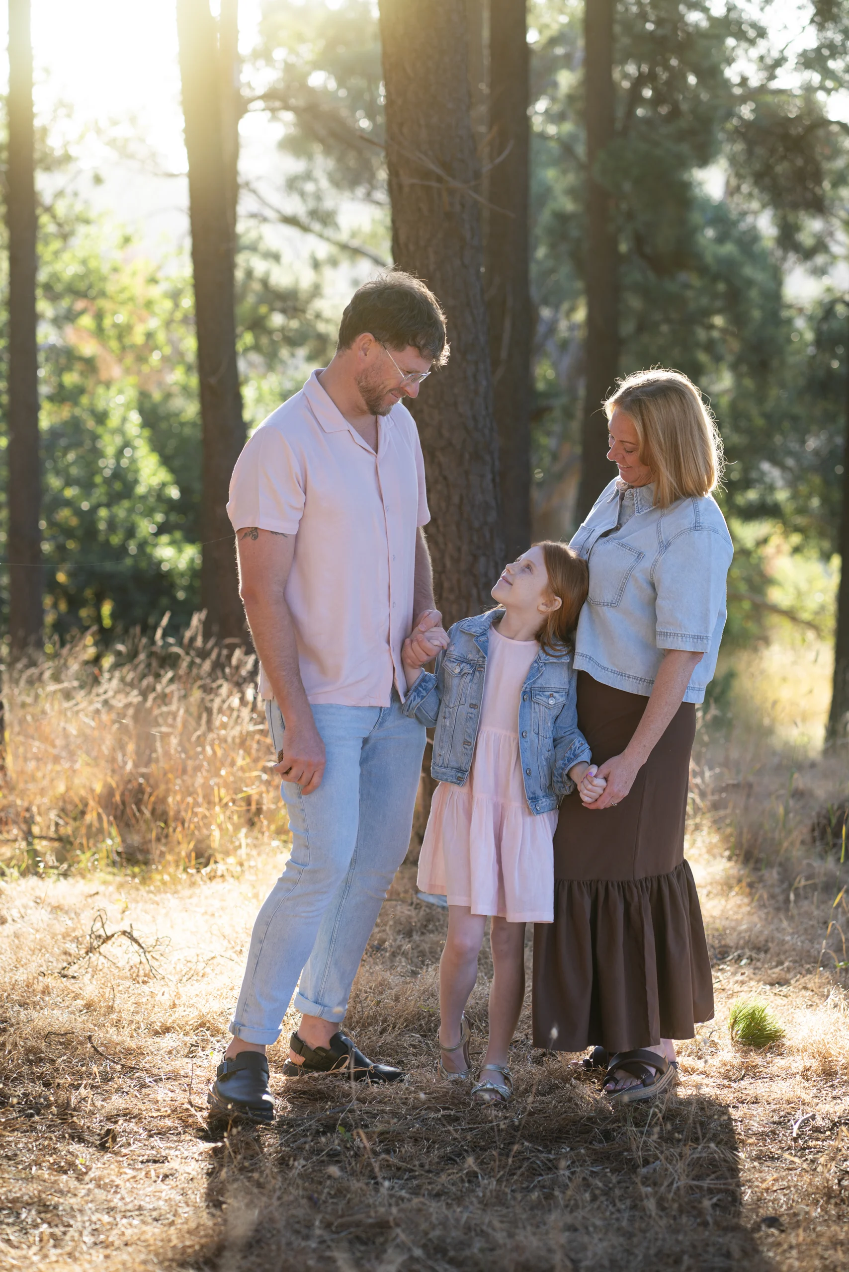 Family photoshoot in Adelaide Forest