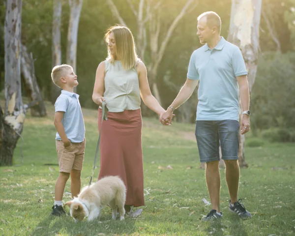 Winter Sunset Family Photo Sessions
