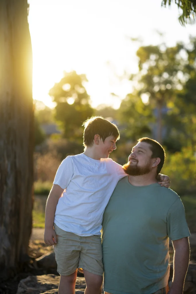 Adelaide father and son photo