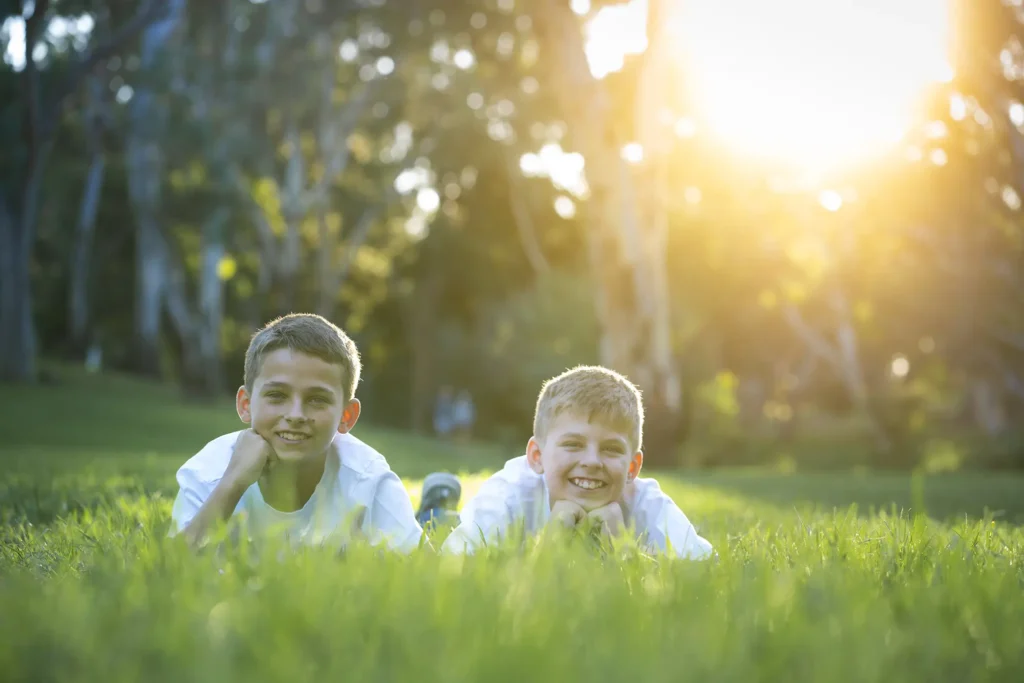 Adelaide family photo of two brothers