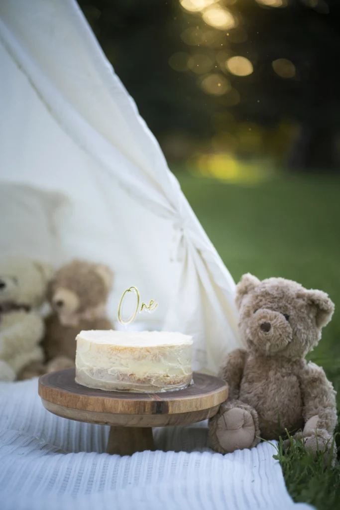 First Birthday Golden Hour Cake Smash