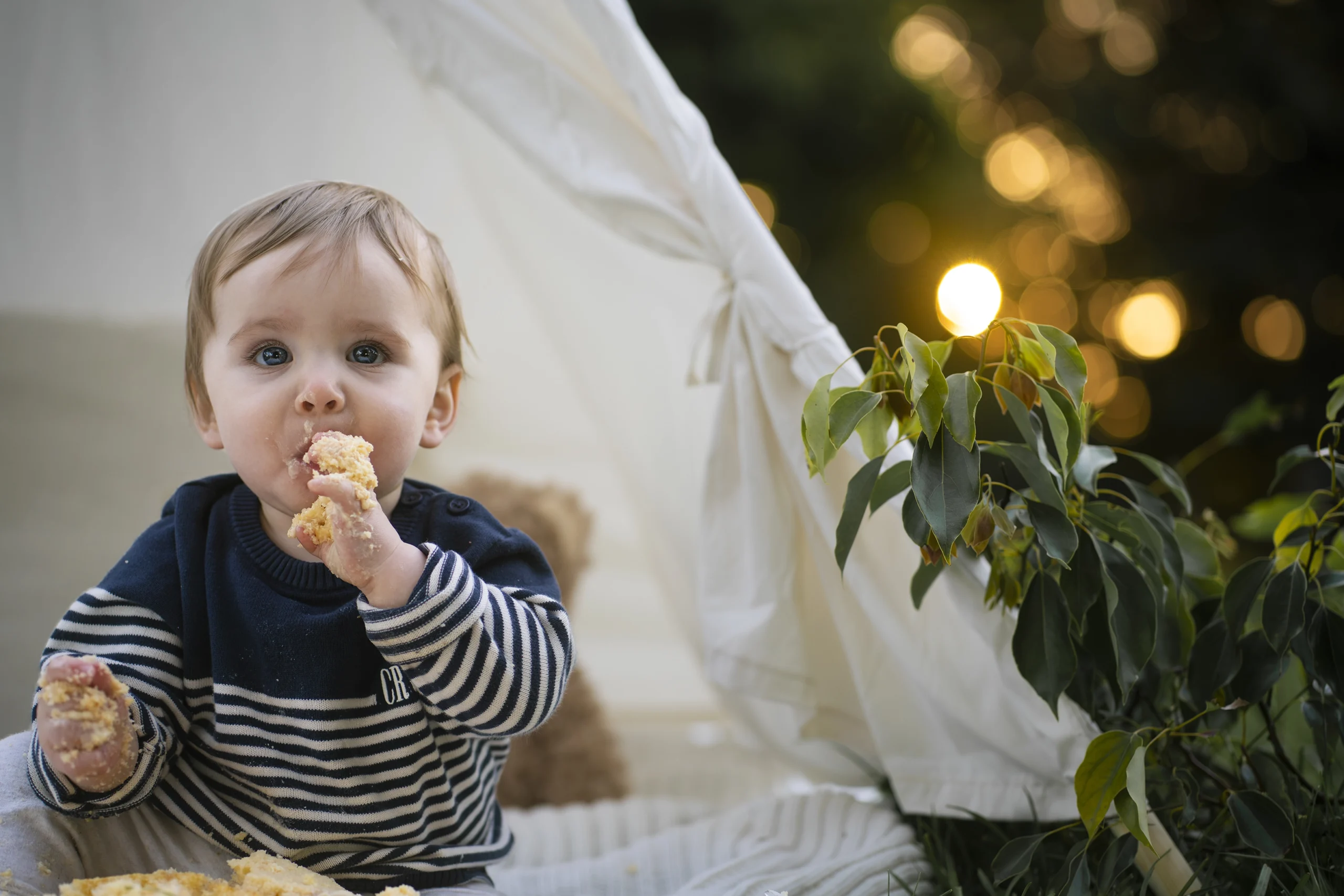 First Birthday Golden Hour Cake Smash - Image 9
