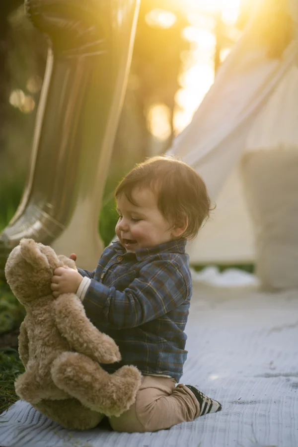 First Birthday Golden Hour Cake Smash
