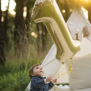 First Birthday Golden Hour Cake Smash - Image 3